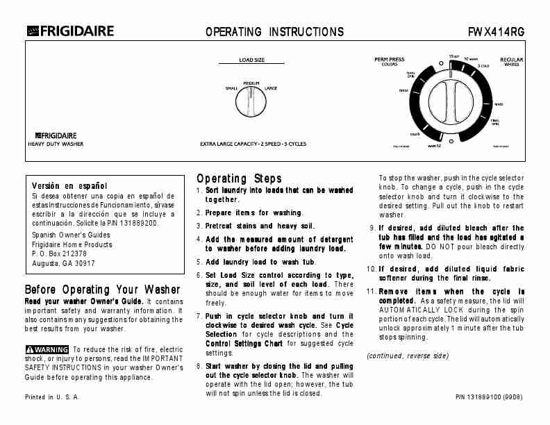 Frigidaire Washer FWX414RG-page_pdf